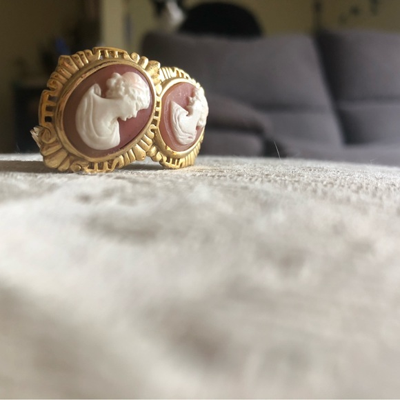 Cameo earrings. Vintage. - Picture 5 of 16